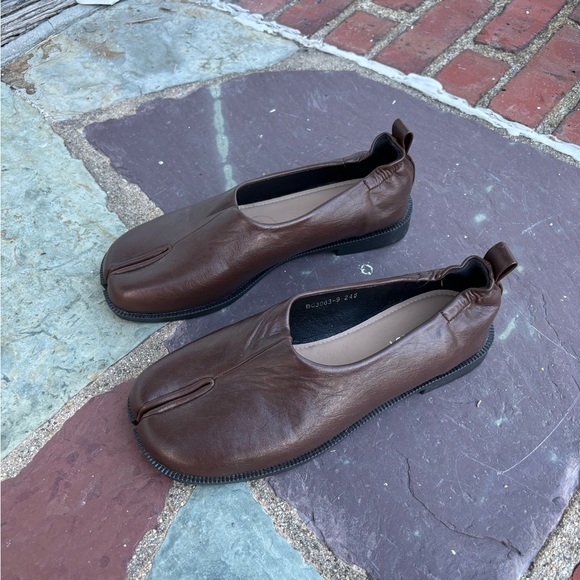 Double Toe Maison Margiela Style Mules - Picture 1 of 3